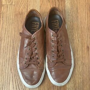 Frye Men's Tan Leather Sneakers